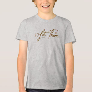 Laat hen creatieve kunstenaar ontwerpen Tri-Blend shirt