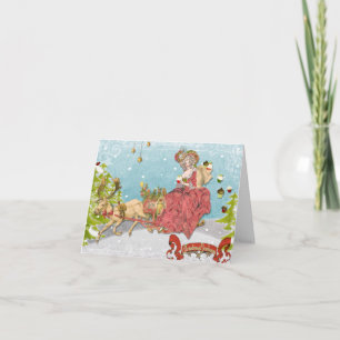 Laat hen Cupcakes voor Kerstmis eten Feestdagen Kaart