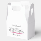 Laat hen de opname van de trommel eten roze bedankdoosjes (Geopend)