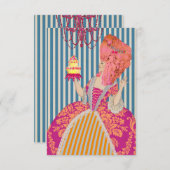 Laat hen een koekje eten - Invitaties / RSVP (Voorkant / Achterkant)