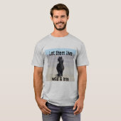 Laat hen in het wild leven en vrij WHE T-shirt (Voorkant volledig)