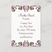 Laat hen PAPIER, GROOTTE & VORM OPTIES EAT - Visitekaartje (Achterkant)