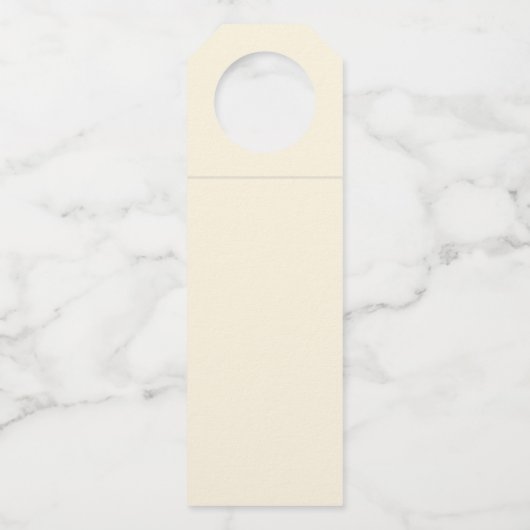 Laat herfst achter. Herfst stijlvolle bruiloft Bot Flessenhanger (Achterkant)