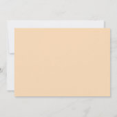 Laat herfst achter. Woodland loof bruiloft Save The Date (Achterkant)