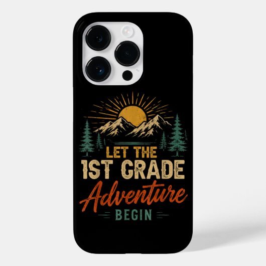 Laat het 1e klas avontuur beginnen Case-Mate iPhone case (Achterkant)