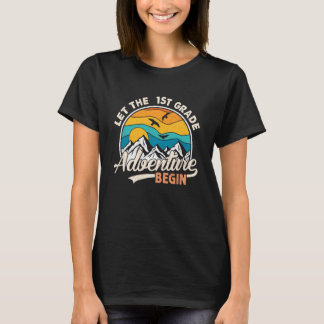 Laat het 1e klas avontuur beginnen Eerste klas ler T-shirt