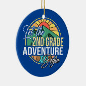 Laat het 2de Gradenavontuur beginnen leraar terug Keramisch Ornament (Rechts)