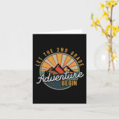 Laat het 2de Groeperavontuur met Tweede Graad Tea  Kaart (Gele Bloem)