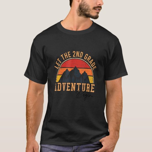Laat het 2de Groeperavontuur met Tweede Graad Tea T-shirt (Voorkant)