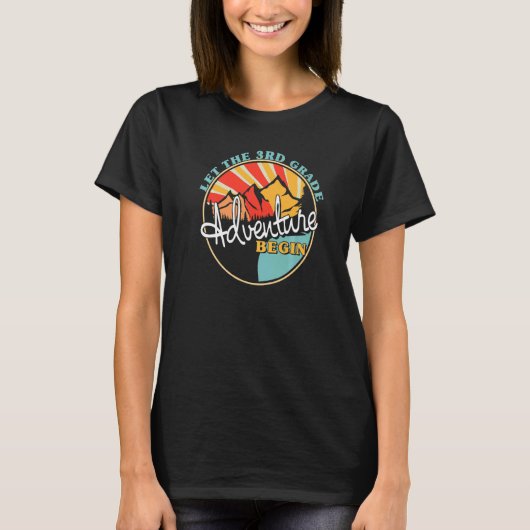 Laat het 3de Gradenavontuur beginnen leraar terug  T-shirt (Voorkant)