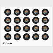 Laat het 3e klas avontuur beginnen Terug naar scho Ronde Sticker (Vel)