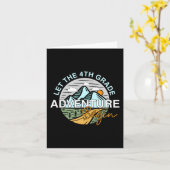 Laat het 4e klas avontuur weer leuk worden kaart (Gele Bloem)