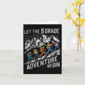 Laat het 5e klas avontuur beginnen 5e klas Teac Kaart (Gele Bloem)