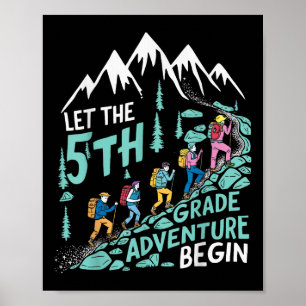 Laat het 5e klas avontuur beginnen 5e klas Teac Poster