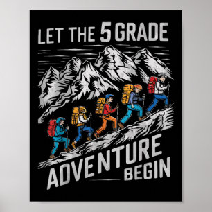 Laat het 5e klas avontuur beginnen 5e klas Teac Poster