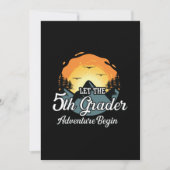 Laat het 5e klas avontuur beginnen kaart (Voorkant)