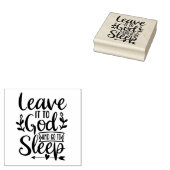 Laat het aan God over Rubberstempel (Gestempeld)