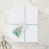 Laat het Afbeelding van de Boom van de Hemel en va Cadeaulabel (Met Touw)