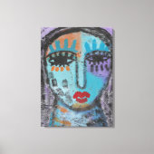 Laat het Afgelopen achter Abstracte Schilderen op Canvas Afdruk (Voorkant)