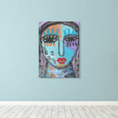 Laat het Afgelopen achter Abstracte Schilderen op  Canvas Afdruk (Insitu (Houten vloer))