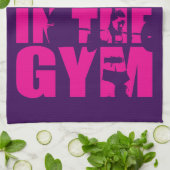 Laat het allemaal achter in de gym - damesvierkant theedoek (Gevouwen)