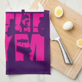 Laat het allemaal achter in de gym - damesvierkant theedoek (Quarter Fold)