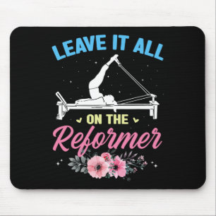 Laat het allemaal achter op de Reformer Pilates Gy Muismat
