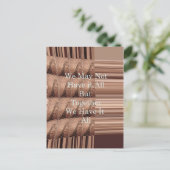 Laat het allemaal Giraffe Safari Hakuna Matata zo Briefkaart (Staand voorkant)