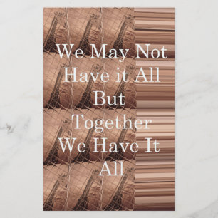 Laat het allemaal Giraffe Safari Hakuna Matata zo  Briefpapier