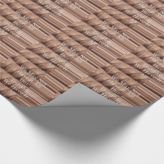 Laat het allemaal Giraffe Safari Hakuna Matata zo  Cadeaupapier (Hoek)