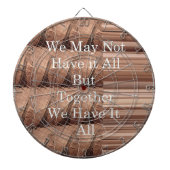 Laat het allemaal Giraffe Safari Hakuna Matata zo  Dartbord (Voorkant)