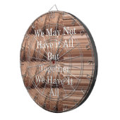 Laat het allemaal Giraffe Safari Hakuna Matata zo  Dartbord (Voorkant Rechts)