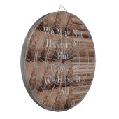 Laat het allemaal Giraffe Safari Hakuna Matata zo  Dartbord (Voorkant Links)