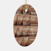 Laat het allemaal Giraffe Safari Hakuna Matata zo  Keramisch Ornament (Rechts)