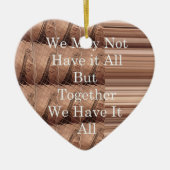 Laat het allemaal Giraffe Safari Hakuna Matata zo  Keramisch Ornament (Voorkant)