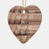 Laat het allemaal Giraffe Safari Hakuna Matata zo  Keramisch Ornament (Links)