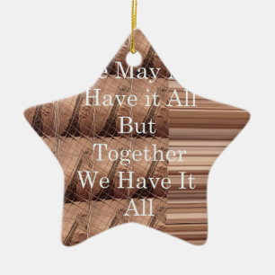 Laat het allemaal Giraffe Safari Hakuna Matata zo  Keramisch Ornament