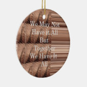 Laat het allemaal Giraffe Safari Hakuna Matata zo  Keramisch Ornament (Rechts)