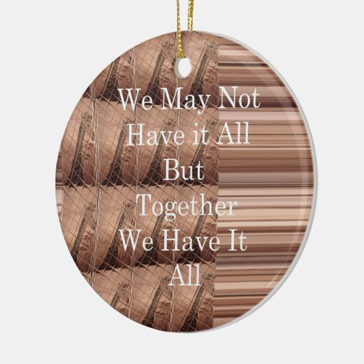 Laat het allemaal Giraffe Safari Hakuna Matata zo Keramisch Ornament (Links)