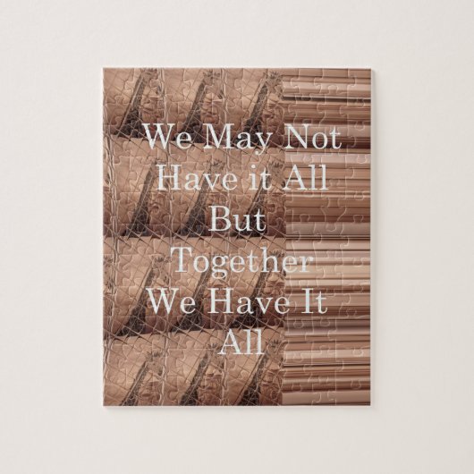 Laat het allemaal Giraffe Safari Hakuna Matata zo  Legpuzzel (Verticaal)