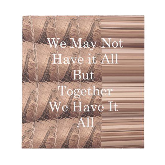 Laat het allemaal Giraffe Safari Hakuna Matata zo  Notitieblok (Voorkant)