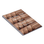 Laat het allemaal Giraffe Safari Hakuna Matata zo  Notitieboek (Rechterzijde)