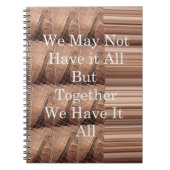 Laat het allemaal Giraffe Safari Hakuna Matata zo  Notitieboek (Voorkant)