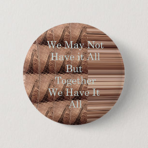 Laat het allemaal Giraffe Safari Hakuna Matata zo  Ronde Button 5,7 Cm
