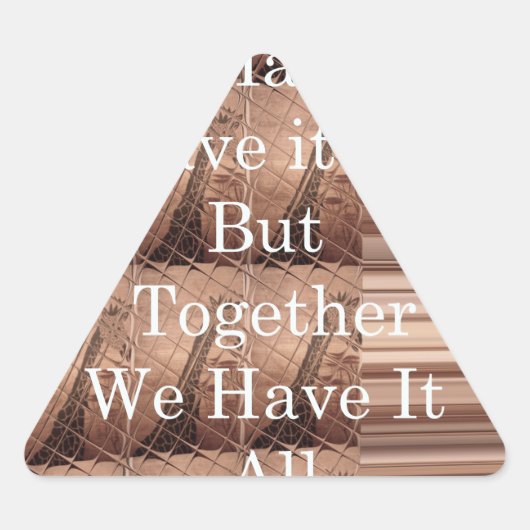 Laat het allemaal Giraffe Safari Hakuna Matata zo  Sticker (Voorkant)