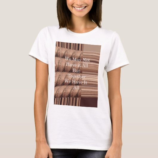 Laat het allemaal Giraffe Safari Hakuna Matata zo  T-shirt (Voorkant)