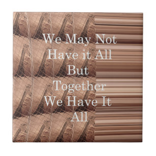 Laat het allemaal Giraffe Safari Hakuna Matata zo  Tegeltje