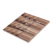 Laat het allemaal Giraffe Safari Hakuna Matata zo  Tegeltje (Zijkant)