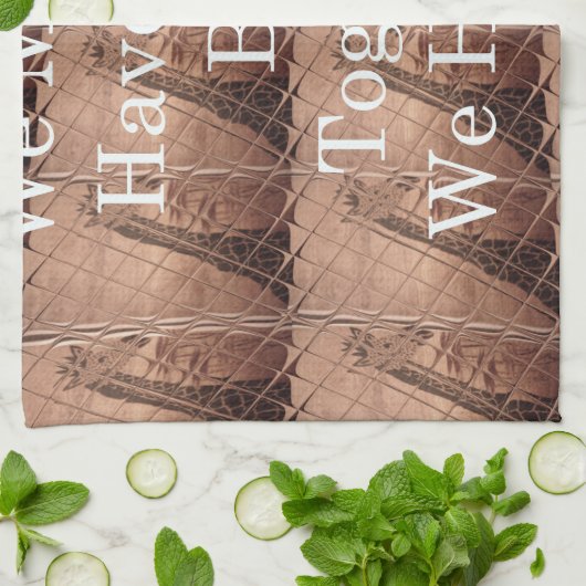 Laat het allemaal Giraffe Safari Hakuna Matata zo  Theedoek (Gevouwen)