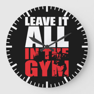 Laat het allemaal in de sportschool - squat leg da grote klok